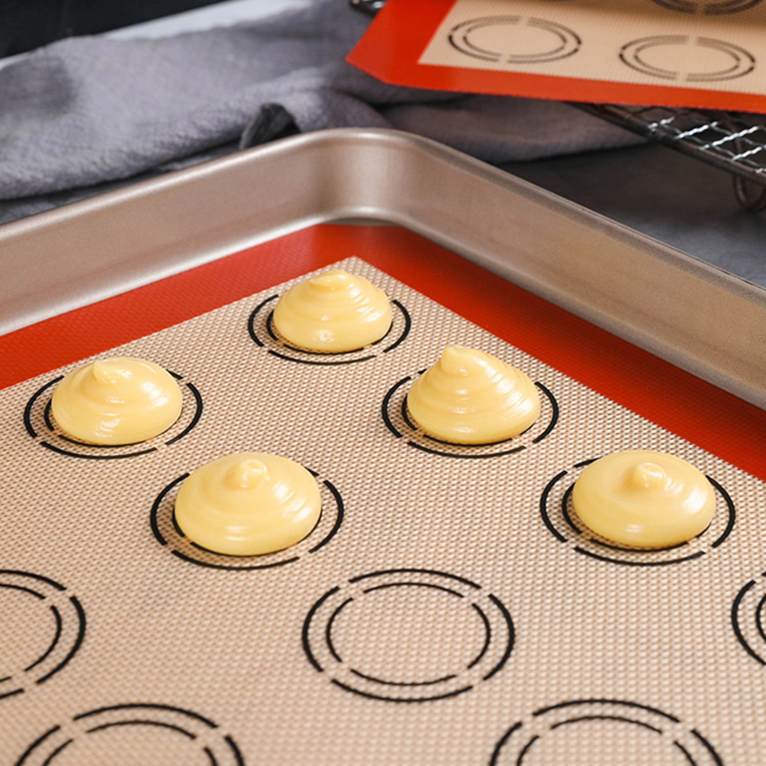 1PC Silicone Baking Mat for Ma - مراجعة Super Kitchen Baking Mat وسعره