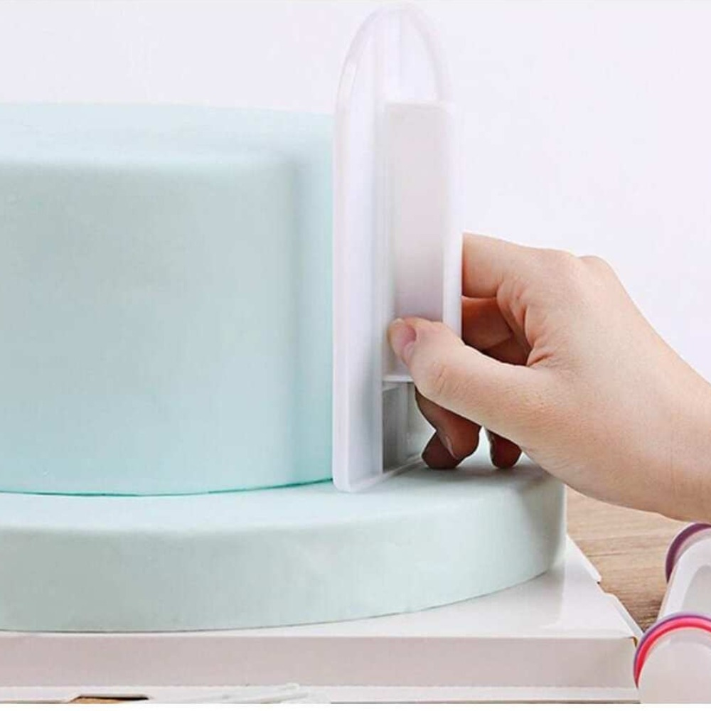 Plastic Cake Smoother DIY Fond - مراجعة Fondant Smoother Set وسعره