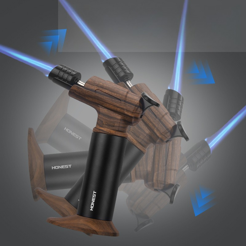 Windproof Jet Flame Butane Gas - مراجعة Kitchen Baking Torch وسعره