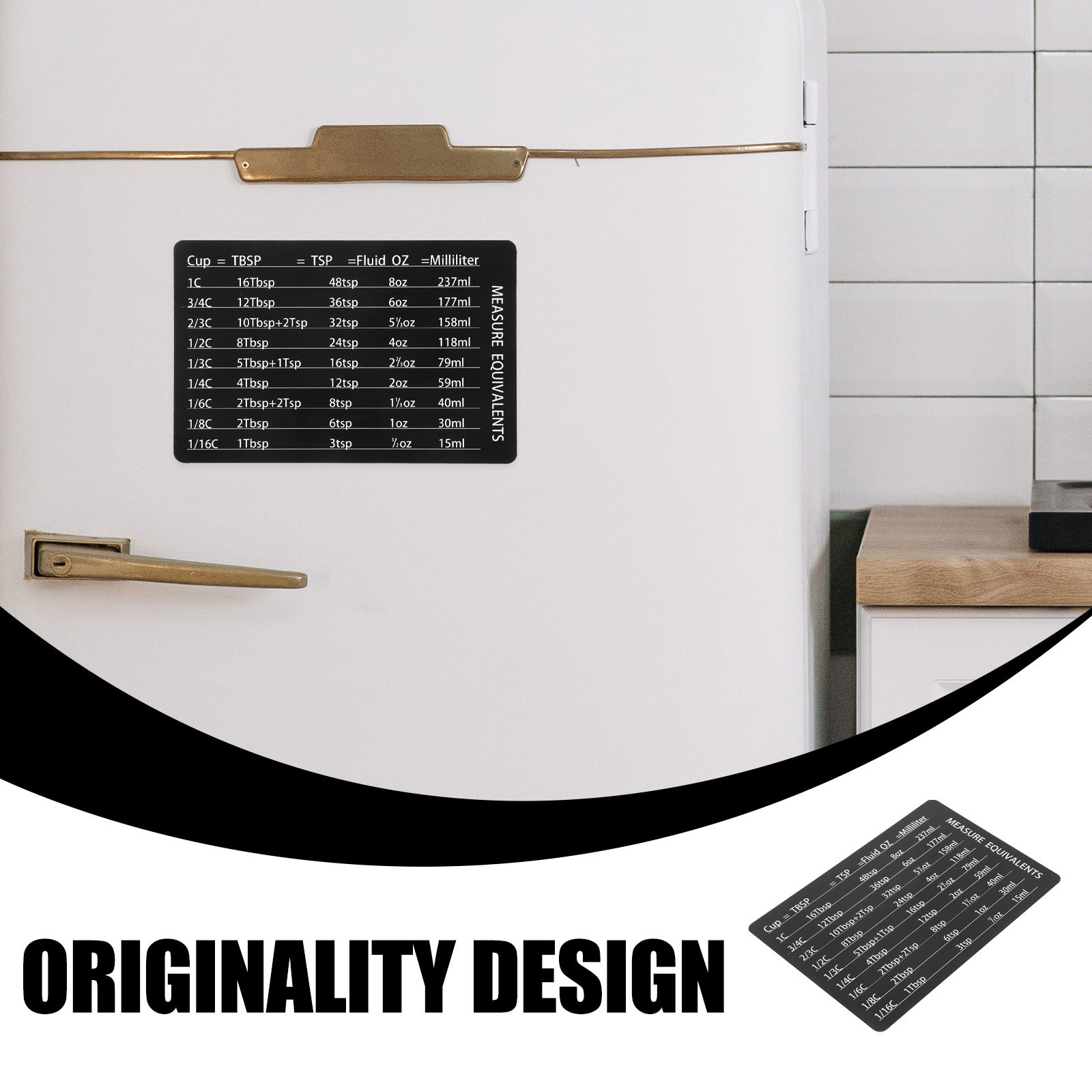 Professional Magnetic Measurem - مراجعة Kitchen Baking Conversion Chart وسعره