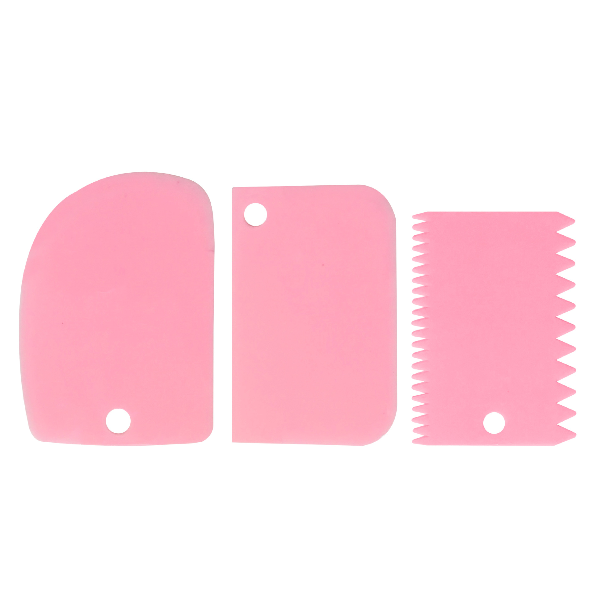 3PCS/Lot Cream Scraper Smoothe - مراجعة Fondant Smoother Set وسعره