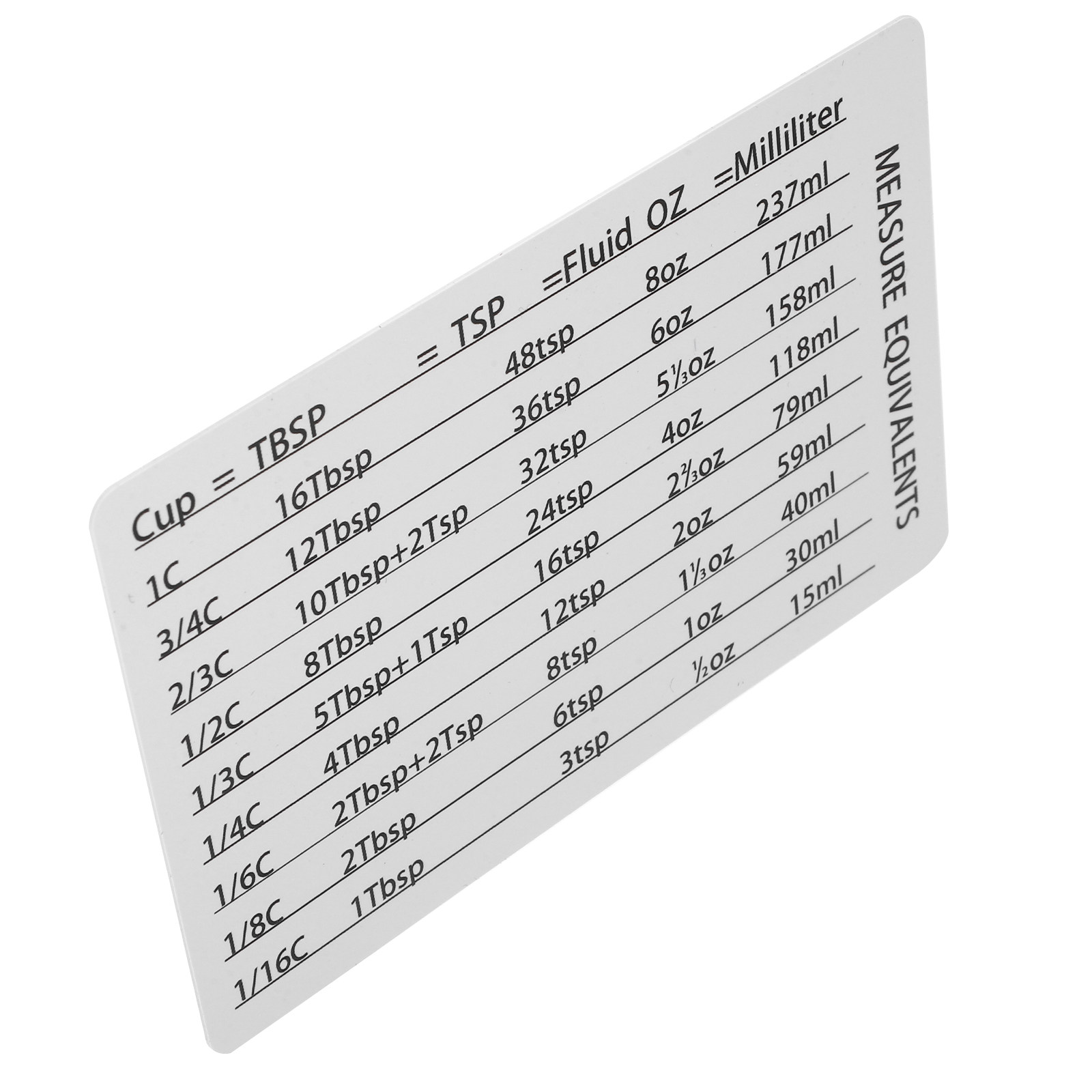 Compact PVC Magnetic Kitchen C - مراجعة Kitchen Baking Conversion Chart وسعره