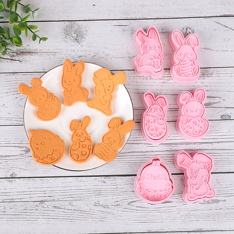 6pcs/Set Easter Bunny Cookie C - مراجعة Kitchen Baking Decor وسعره