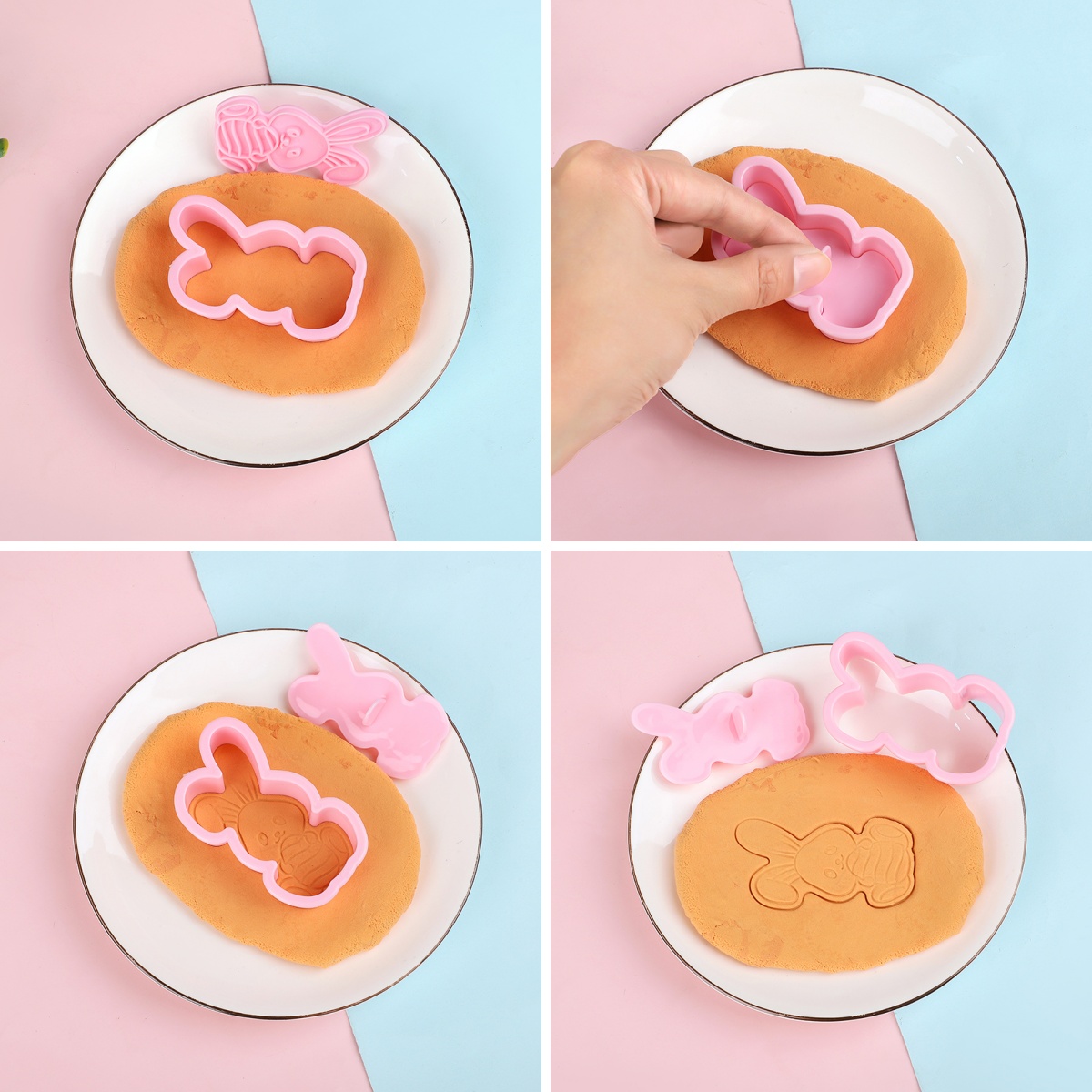 6pcs/Set Easter Bunny Cookie C - مراجعة Kitchen Baking Decor وسعره