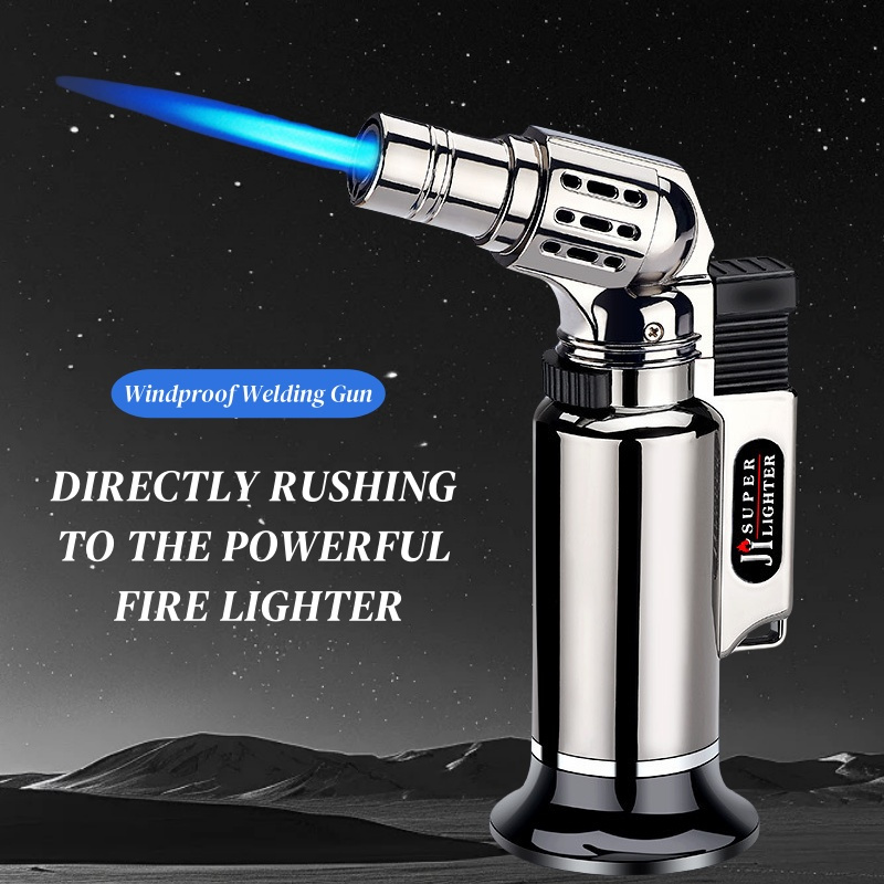 Metal Windproof Jet Flame Gas  - مراجعة Kitchen Baking Torch وسعره