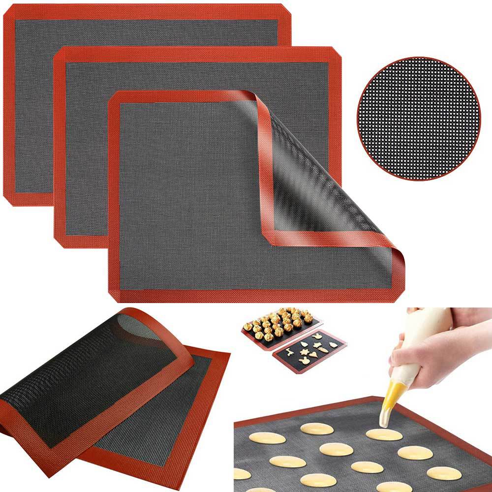 1PC Reusable Silicone Baking M - مراجعة Super Kitchen Baking Mat وسعره