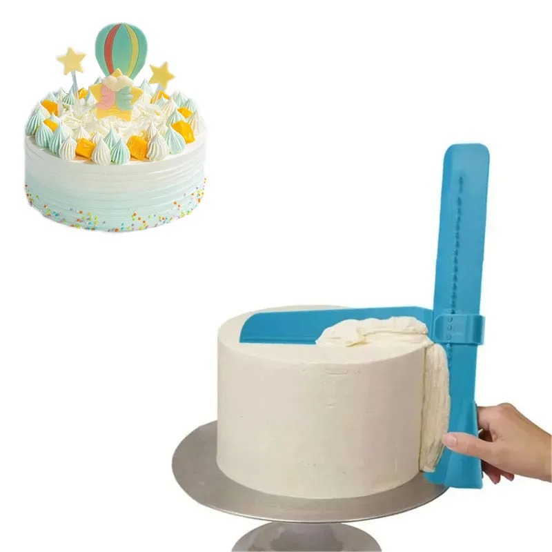 1PC Cake Scraper Smoother Fond - مراجعة Fondant Smoother Set وسعره