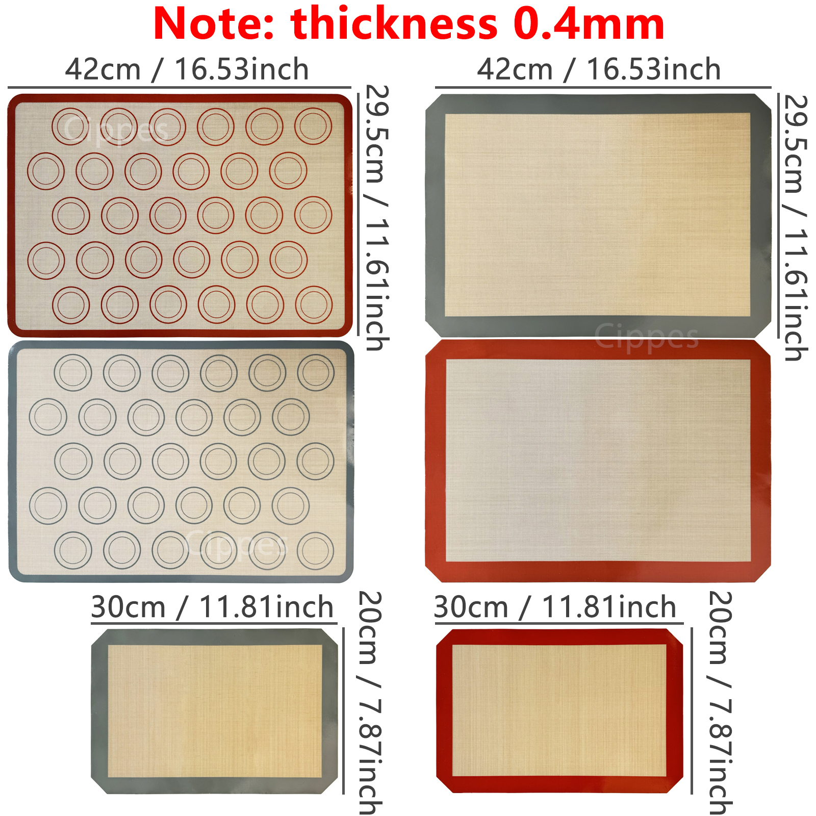 1PC Silicone Baking Mat for Ov - مراجعة Super Kitchen Baking Mat وسعره