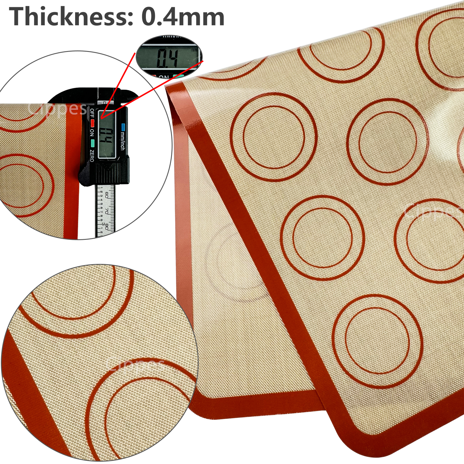 1PC Silicone Baking Mat for Ov - مراجعة Super Kitchen Baking Mat وسعره