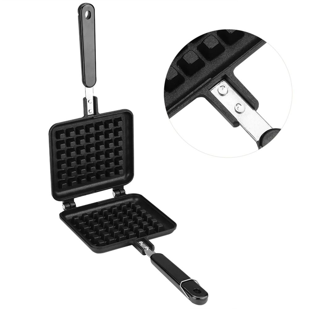 Long Handle Waffle Baking Mold - مراجعة Kitchen Baking Machine وسعره
