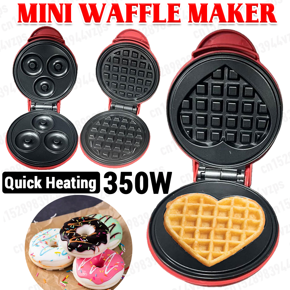 Electric Waffle Maker Iron Non - مراجعة Kitchen Baking Machine وسعره
