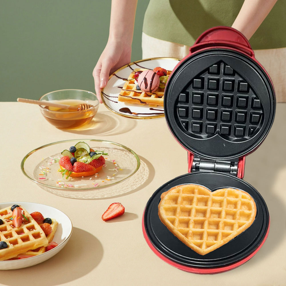 Electric Waffle Maker Iron Non - مراجعة Kitchen Baking Machine وسعره