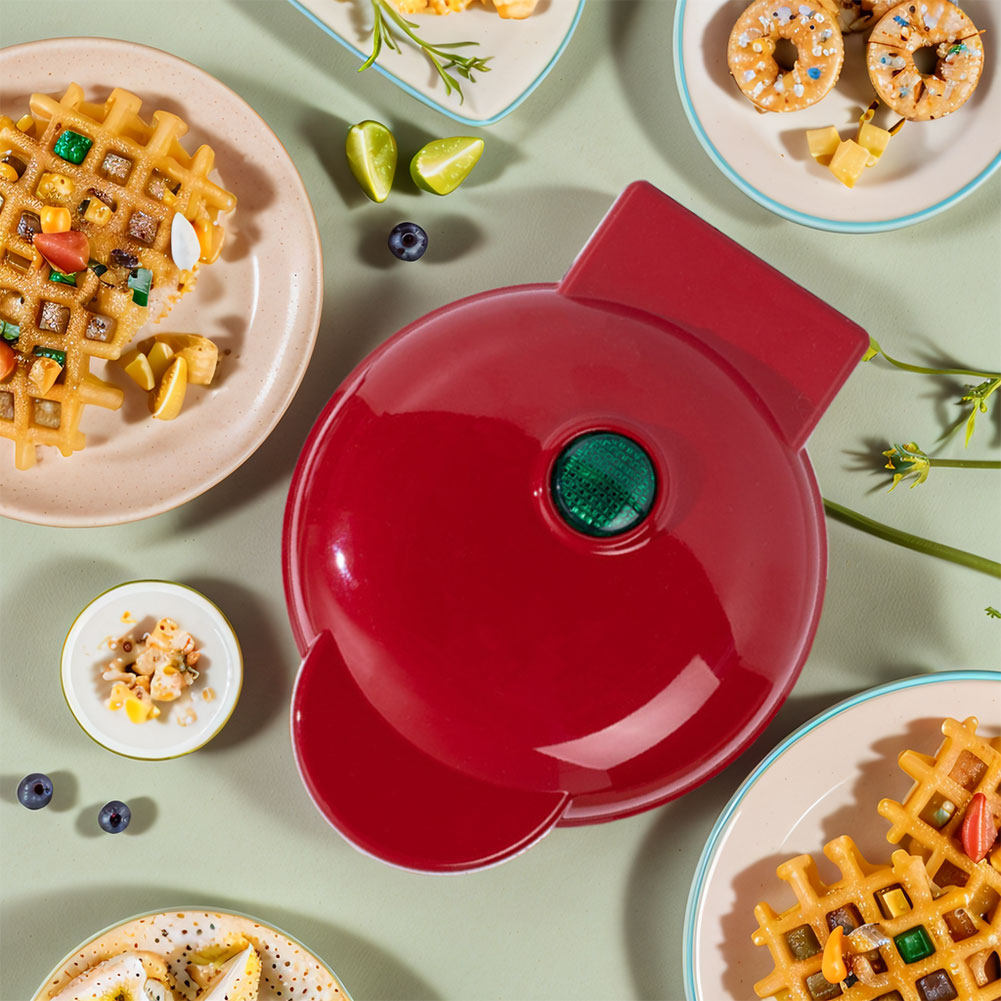 Electric Waffle Maker Iron Non - مراجعة Kitchen Baking Machine وسعره