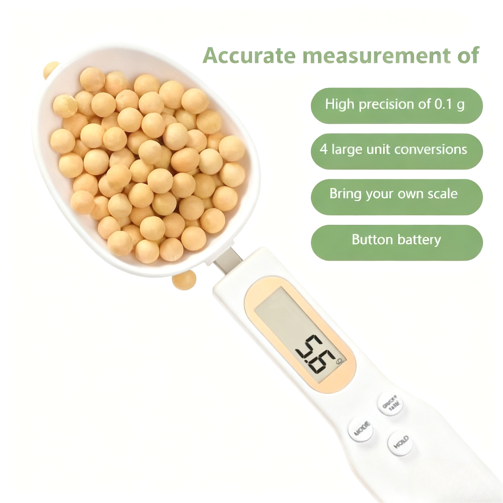Weighing Spoon Kitchen Scale E - مراجعة Baking Powder Kitchen وسعره