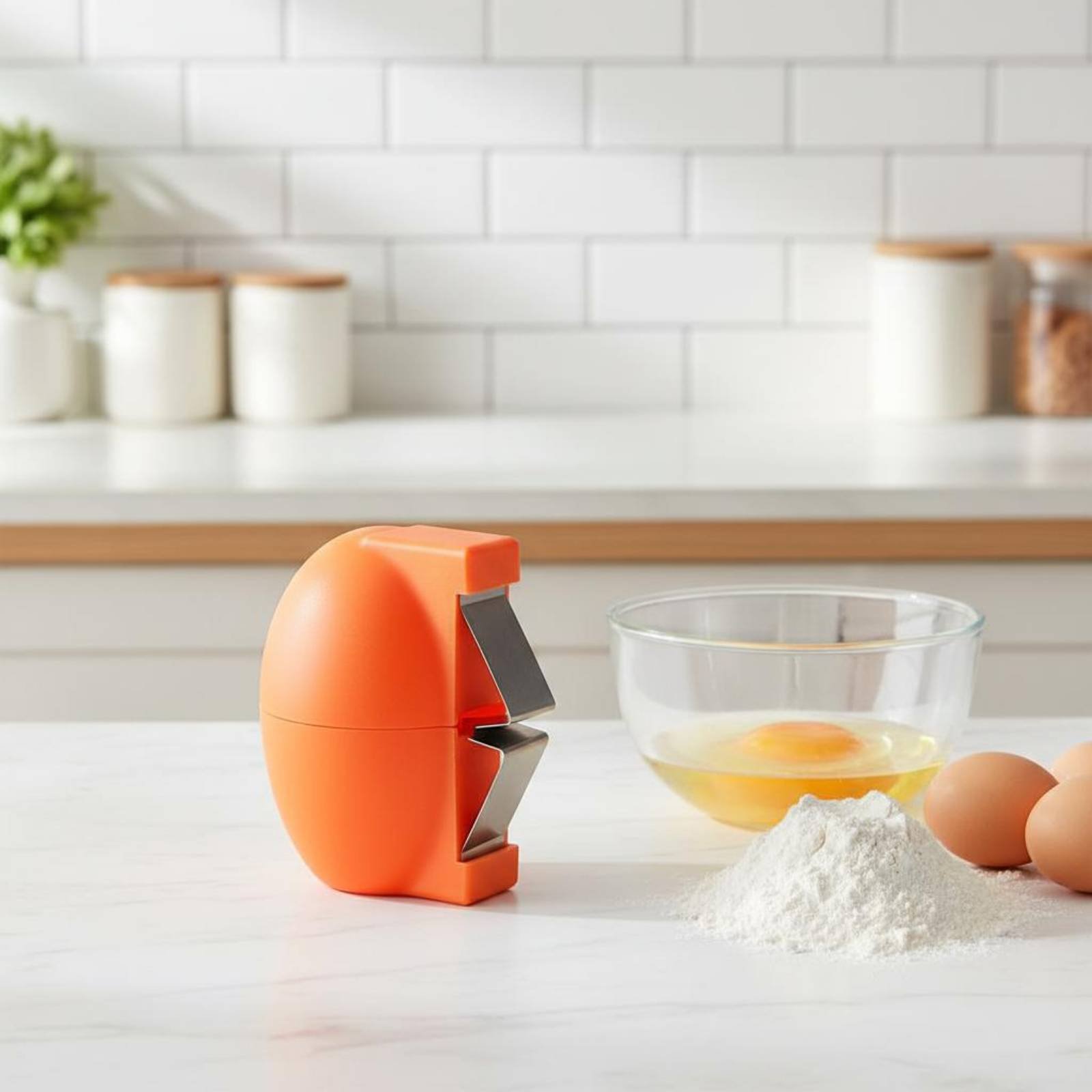 Hen Fruit Shell Opener No Mess - مراجعة Kitchen Baking Mess وسعره