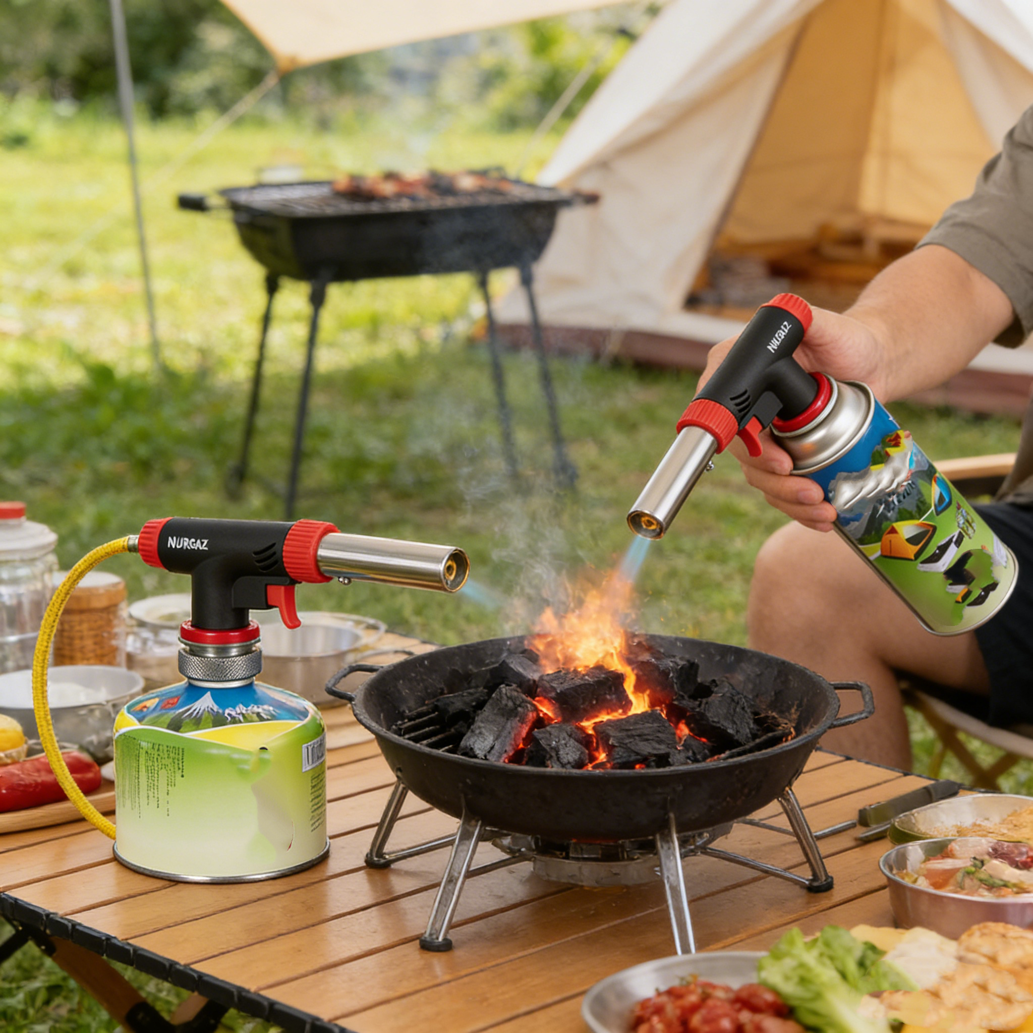 Camping Baking Barbecue Gas To - مراجعة Kitchen Baking Torch وسعره