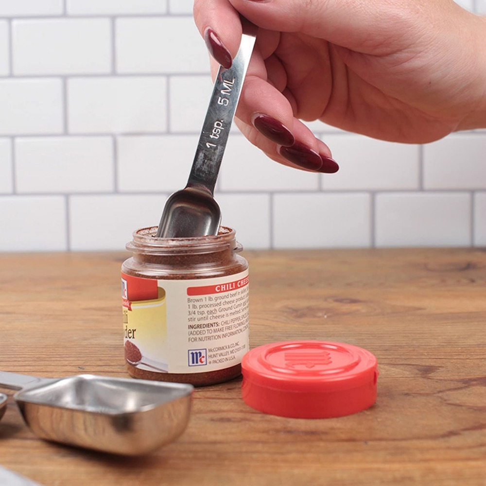 6Pcs Stainless Steel Measuring - مراجعة Baking Powder Kitchen وسعره