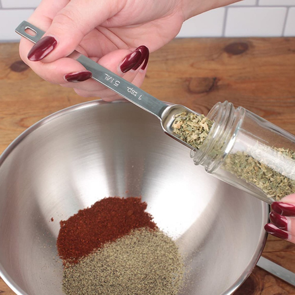 6Pcs Stainless Steel Measuring - مراجعة Baking Powder Kitchen وسعره