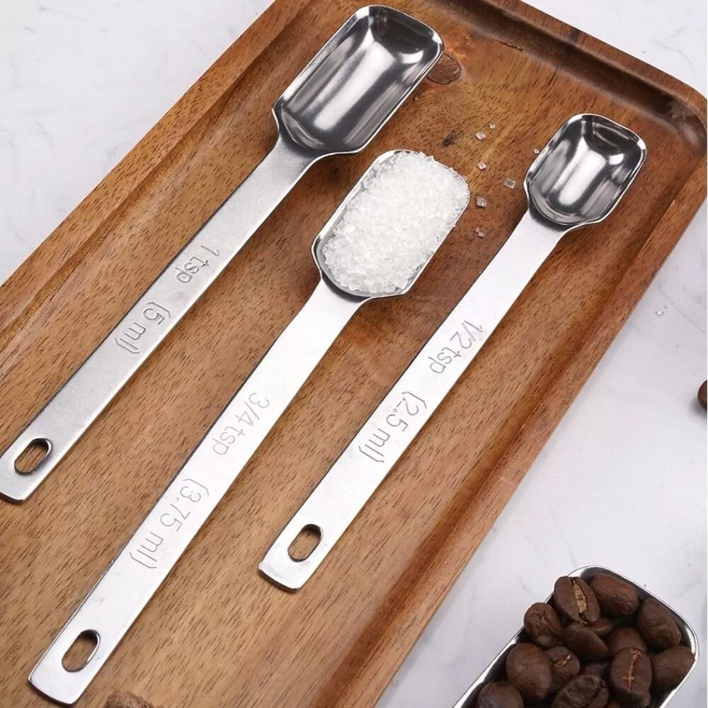 6Pcs Stainless Steel Measuring - مراجعة Baking Powder Kitchen وسعره
