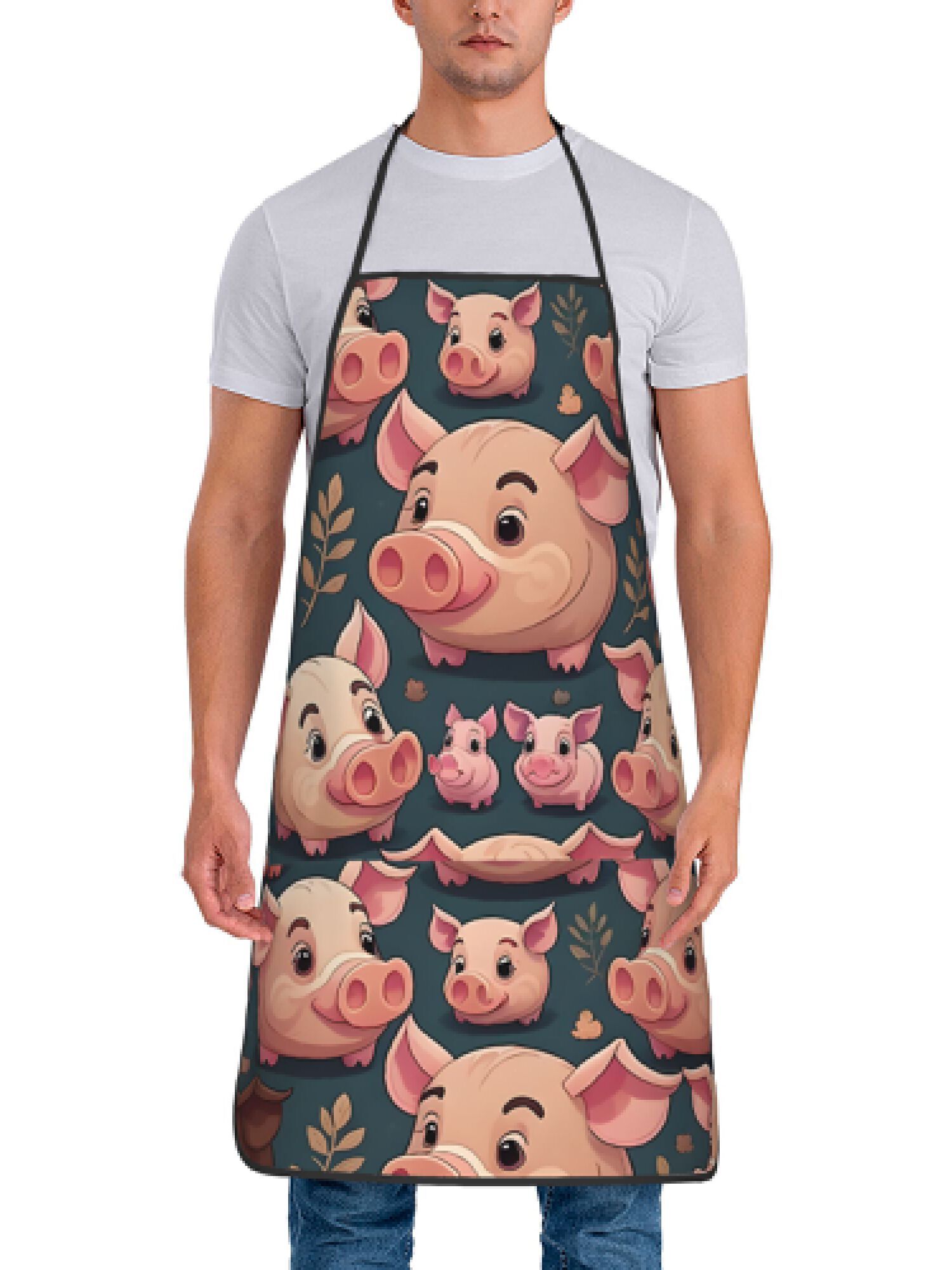 1 Piece Retro Pink Pig Design  - مراجعة Kitchen Baking Area Ideas وسعره