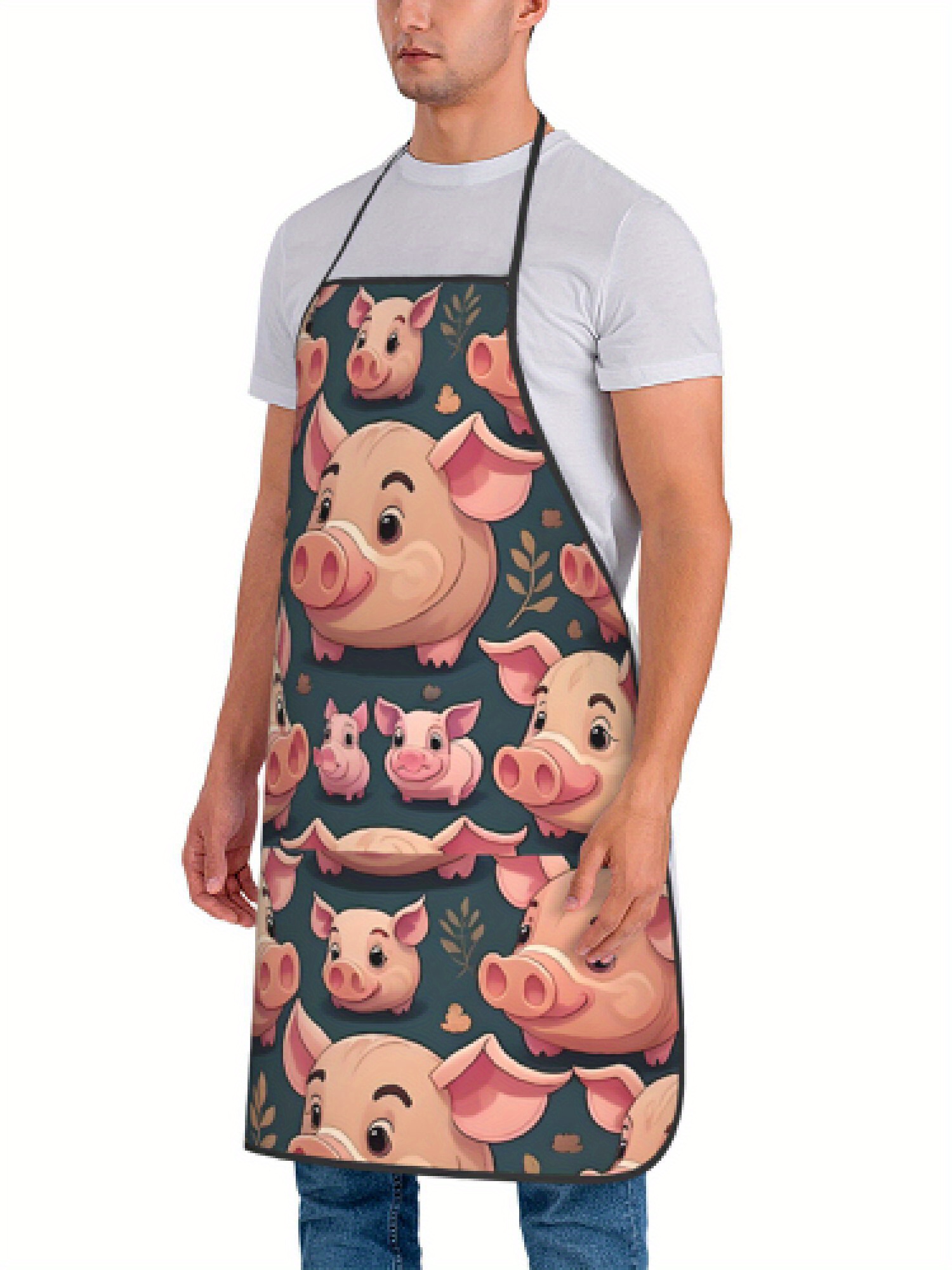 1 Piece Retro Pink Pig Design  - مراجعة Kitchen Baking Area Ideas وسعره