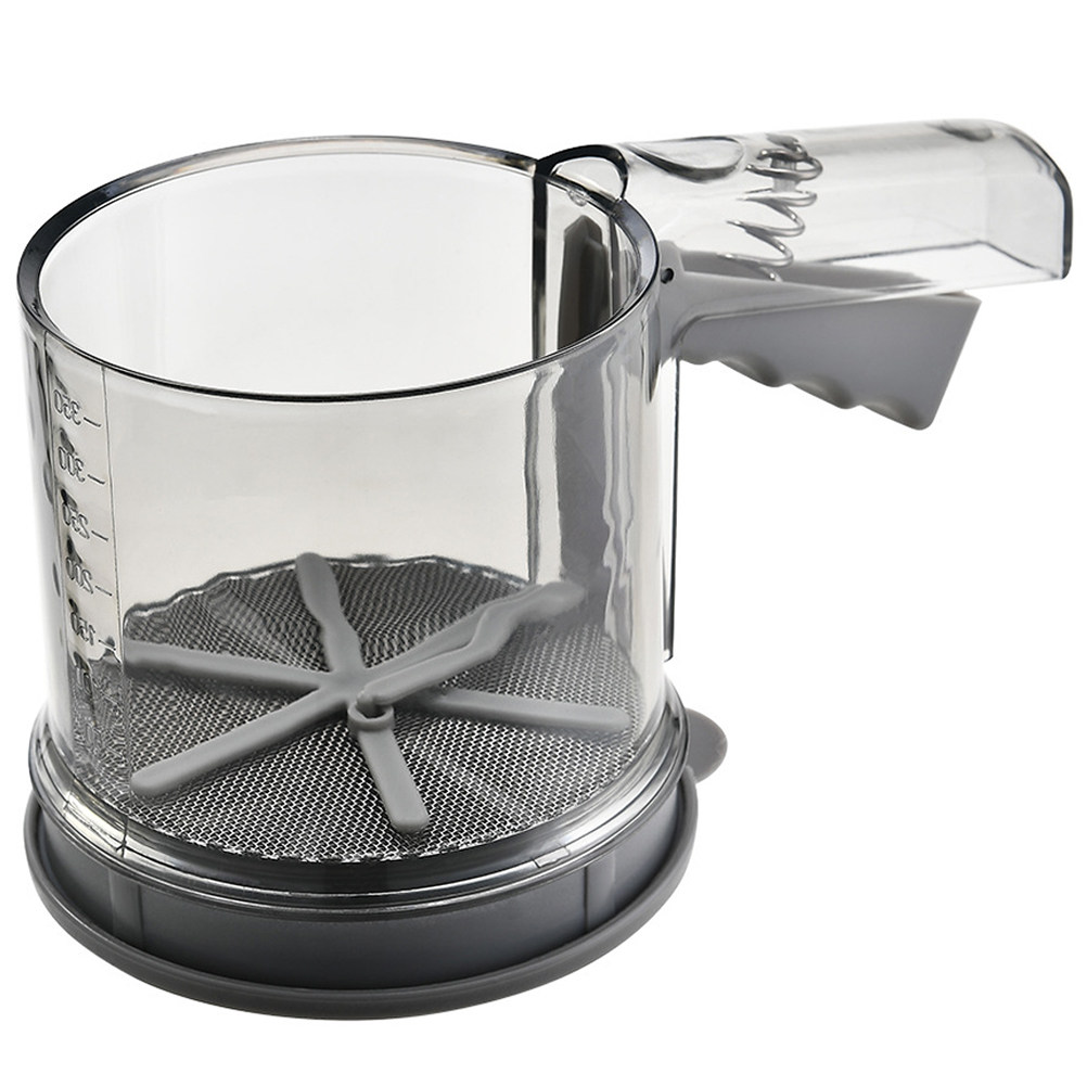 Hand Held Flour Sifter Semi Au - مراجعة Baking Powder Kitchen وسعره