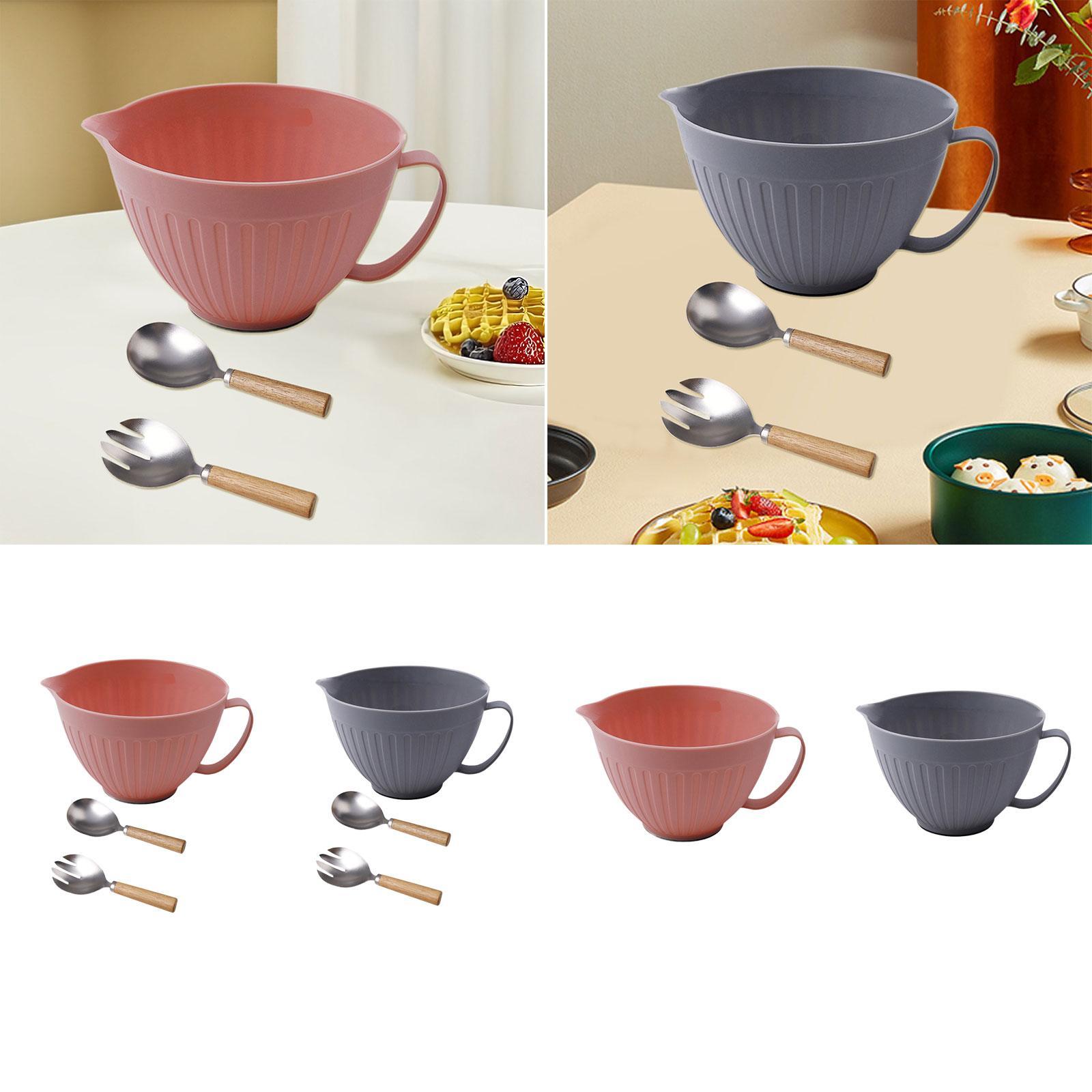 Mixing Bowl with Spout Baking  - مراجعة Kitchen Baking Bowls وسعره
