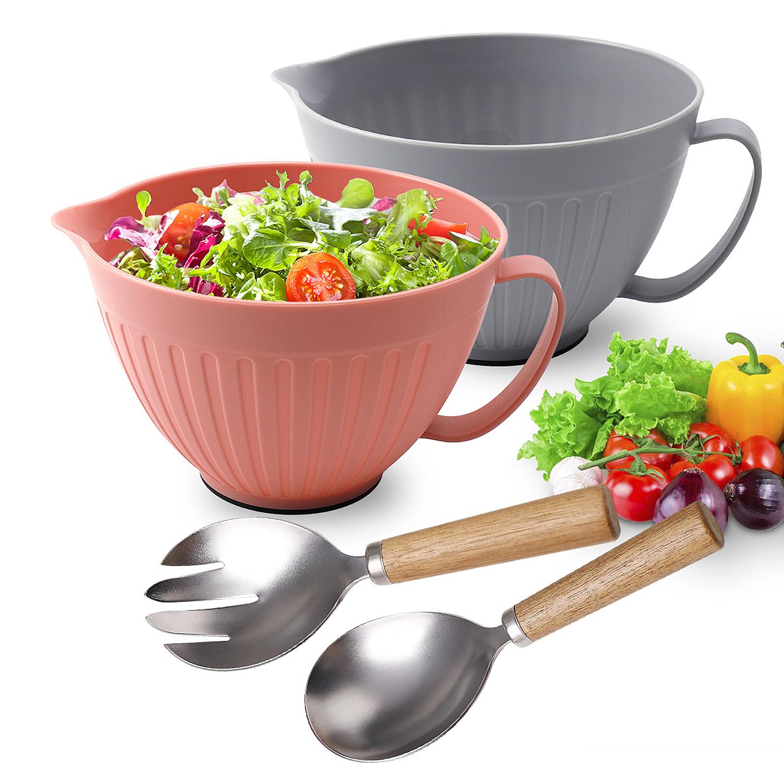 Mixing Bowl with Spout Baking  - مراجعة Kitchen Baking Bowls وسعره