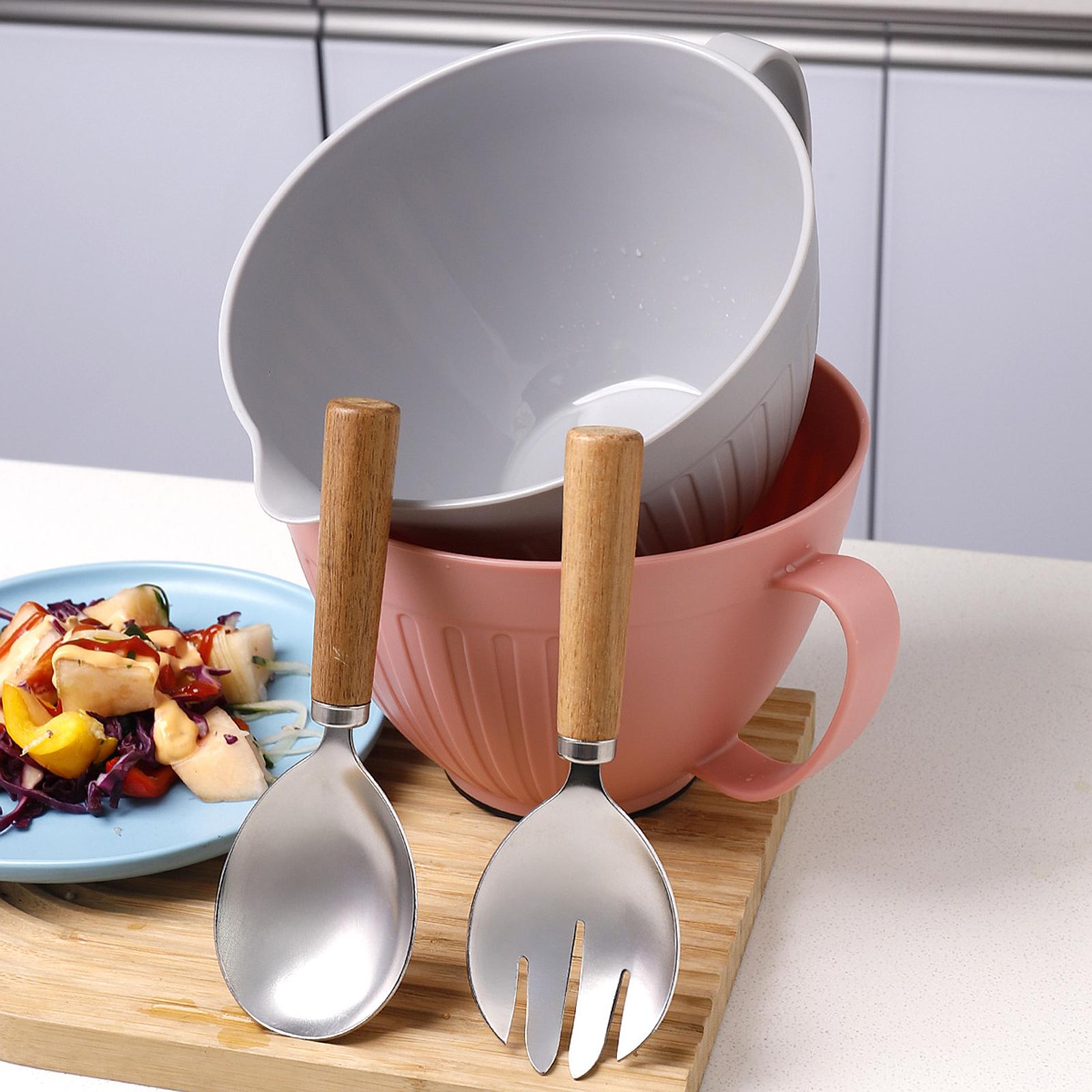 Mixing Bowl with Spout Baking  - مراجعة Kitchen Baking Bowls وسعره