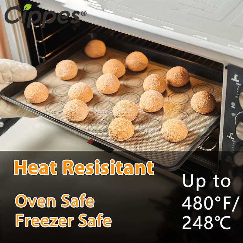 1/2PCS Silicone Baking Mats fo - مراجعة Super Kitchen Baking Mat وسعره