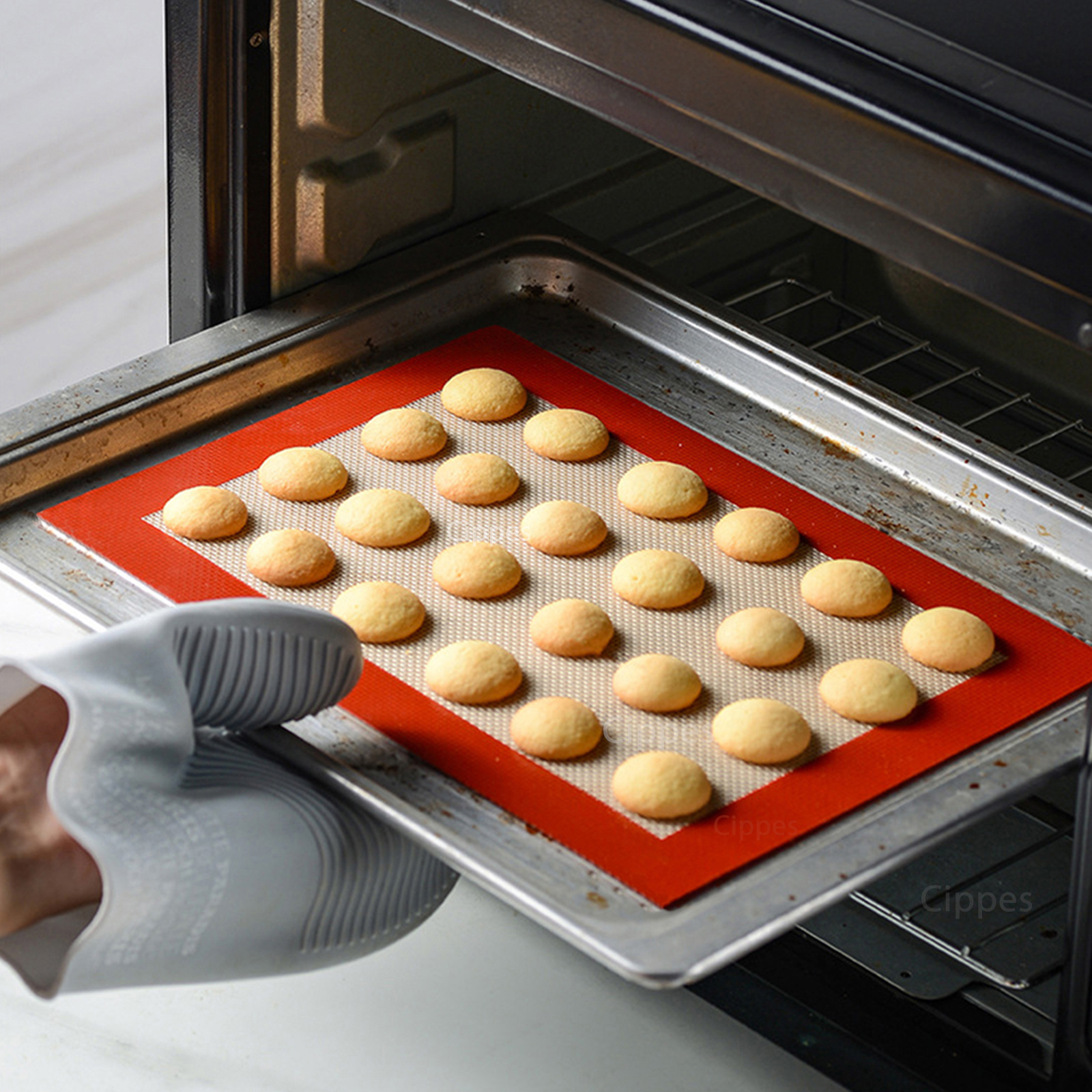 2PCS Silicone Baking Mats for  - مراجعة Super Kitchen Baking Mat وسعره