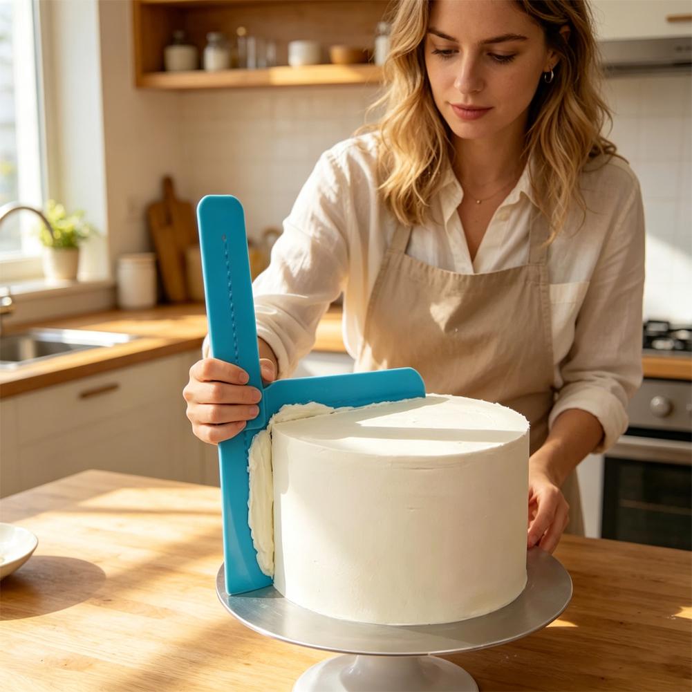 PP Cake Leveler Smoother With  - مراجعة Fondant Smoother Set وسعره