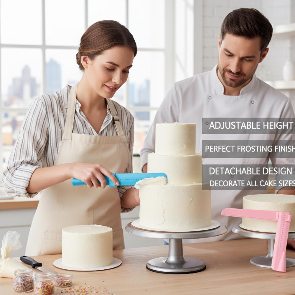 PP Cake Leveler Smoother With  - مراجعة Fondant Smoother Set وسعره