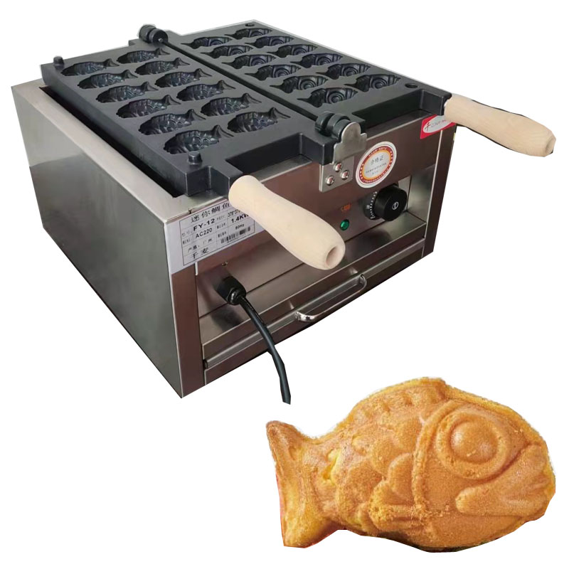12pcs Mini Fish Shape Taiyaki  - مراجعة Kitchen Baking Machine وسعره