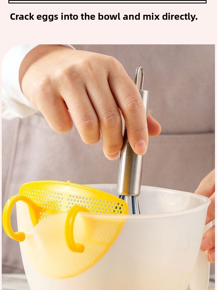 Kitchen Egg Liquid Filter Bowl - مراجعة Kitchen Baking Bowls وسعره