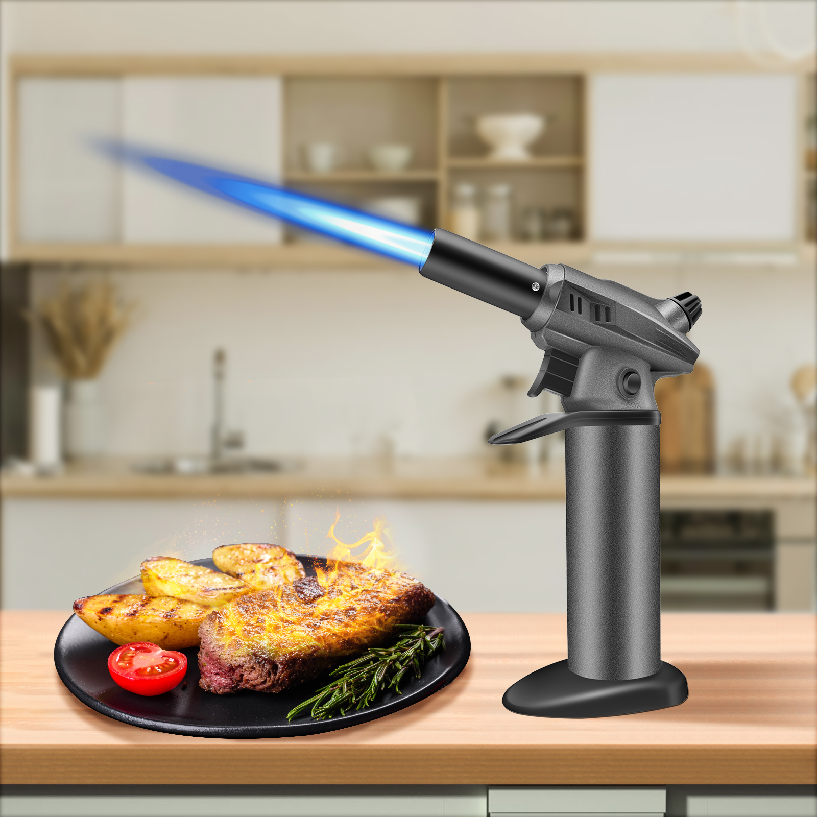 High-Power Professional Butane - مراجعة Kitchen Baking Torch وسعره
